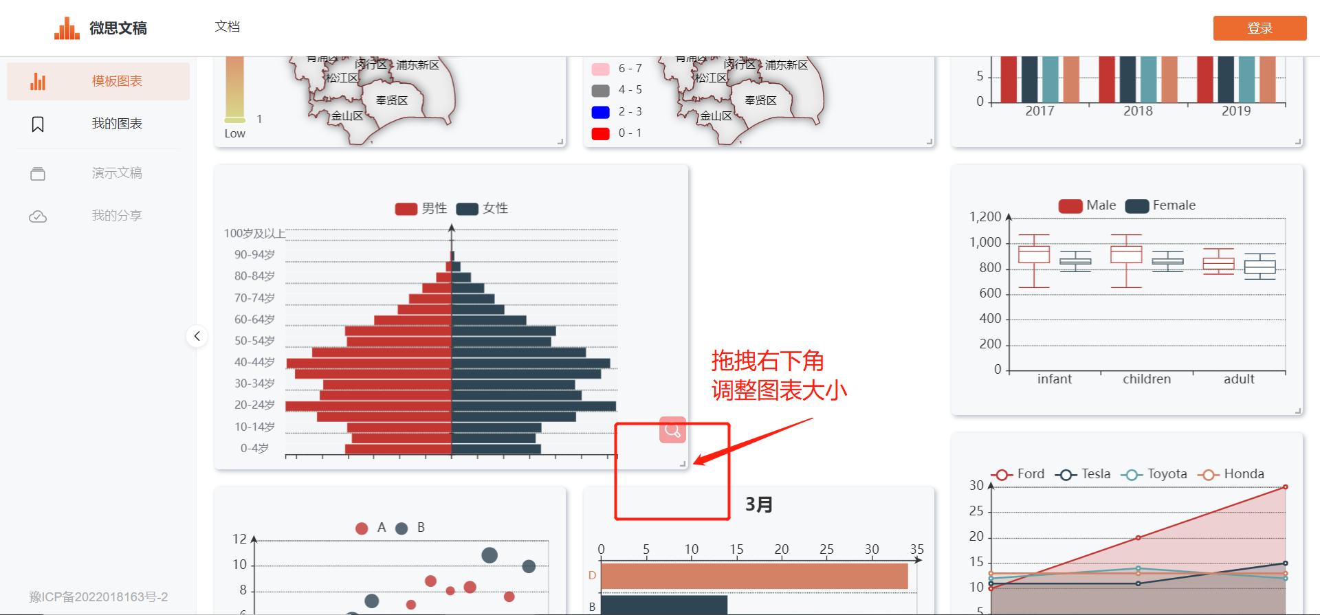 人口金字塔图制作