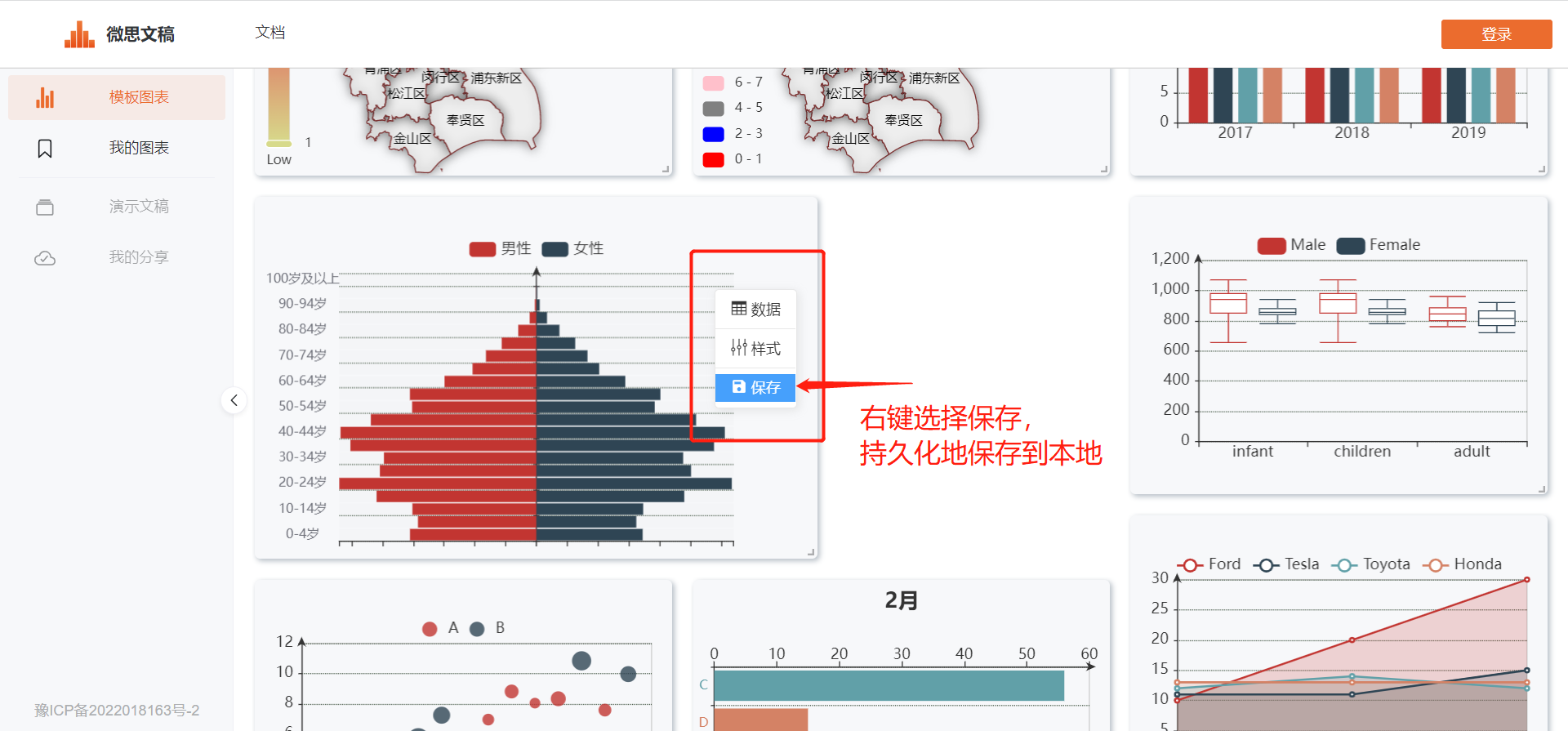 人口金字塔图制作